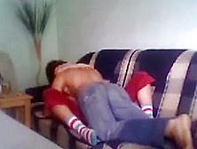 Teen Couple Fucking On Couch