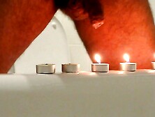 Extinguish the flames of 5 candles with my penis