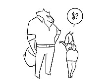 Sugar Daddy Wolf And Bimbo Deer