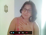 Coroa de calcinha pelada no skype