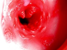 This gorgeous snatch is throbbing and squeezing my schlong! Camera inside the aperture!