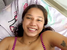 I find my stepsister with my clothes on,  I take them off and fuck her hard until I jizz in her vagina.  H. L.