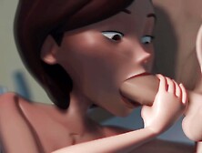 Elastigirl Is Elastic At All The Right Places - Blender Anal