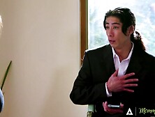 MAMA'S HUNK - Large Boobs mother I'd like to fuck Lauren Phillips Gets Her Redhead Twat Screwed By Her Client