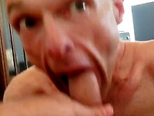 Cock-Hungry Lad Is Filming Himself While Sucking That Pecker