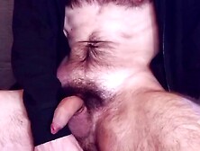 Naughty Guy Is Stretching His Hairy Ass With A Big Sex Toy