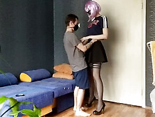 Very Tall Schoolgirl Seduced Me after Class.  such a Bitch