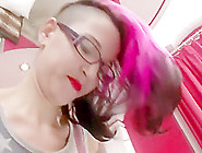 punk brazil girl facesitting