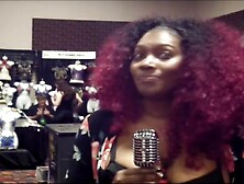 Nyomi Bankx with Jiggy Jaguar Exxxotica Denver April 2018