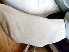 Deep out chinese girl foot play