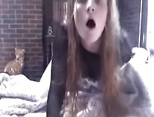 Legal Age teenager 18+ has sensitive bawdy cleft and cums quickly