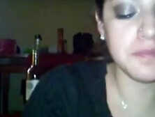 She has trouble swallowing his load