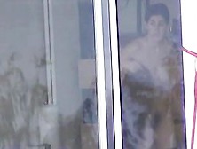 Cute neighbor gets naked and shows her entire body