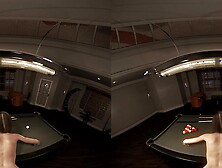 3D VR Pov,  fucking a tiny skinny girl dogystyle,  in 3D animation VR