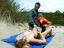 Voyeured And Fucked On The Beach