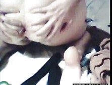 Mature plays with her anus on cam