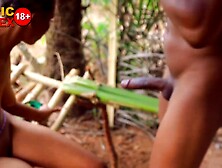 Hot Horny Ebony Gives Handjob