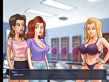 Summertime Saga 0. 20. 12 part#34 - Debbie Caused him a Giant Boner But Roxxy OMG she is so Attractive!!!