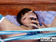 Japanese Superstar Super Fucks Herself with a Glass Toy