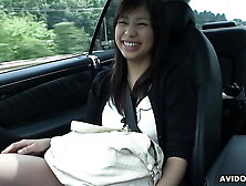 Chinese brunette,  Karin Asahi swallows dong,  uncensored