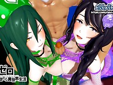 Reacting to Asian cartoon MV | Crazy Re:Zero Orgy MV