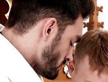 Jack Aries fills Noah Whites holy asshole with thick creamy cum