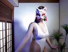 Sultry Mika Underware Hot Dancing and Stripping Bare In nature's garb