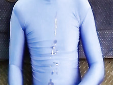 Back Two Back Spunk In My Blue Zentai