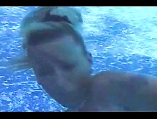 Woman Drowning Underwater