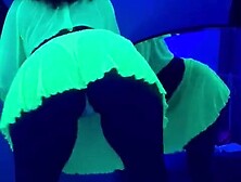 Neon Outfit Underware Twerk Twerking Flawless Body Butt Butt Cutie