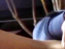 Hairy pussy cutie's kinky solo pussy play for a voyeur