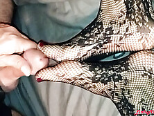 Ebony Nylon Nylons Footjob by LittleMissMiniFeet