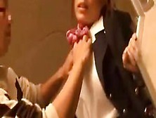 Air hostess  by passenger