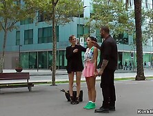 Written body babe fucked in public