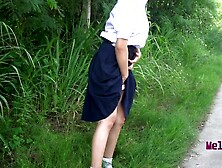 Melon Ice - ทนไม่ไหว..  เลยช่วยตัวเองข้างทาง (Japanese Public Masturbate)