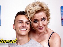 Horny Older Housewife Rides & Blows Her Sons Bestfriend