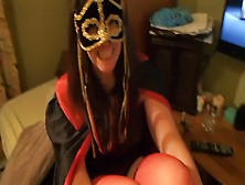 Halloween Gift Special Red Nylons Foojob