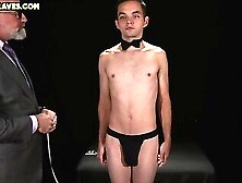 Skinny Sub In Jockstrap Barebacked By Dilf In Voyeur Anal