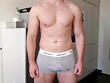 PhantomGentX Kitchen Vigour! Gracious Dom Positions Muscles & Cums Large Dong Wild