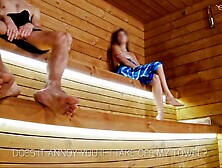 In Der Sauna Geiles Flittchen Aufgerissen