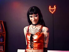 Goth babe is ready for some serious manhandling