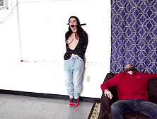 Taboo Predicament - Stepmom's Mouth Attached To Wall