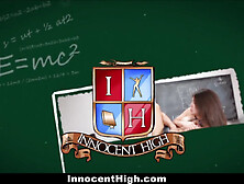 Innocenthigh - Tiny Blonde Student 18+ Fucks Bbc Teacher