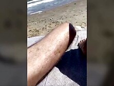 Public Beach Fun: Amateur Couple's Adventure