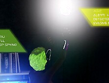 Watch this futa-headed slut in sexy blue hair suck on his shaft in a hot hentai