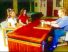 Incredible pornstars Devon Shore and April Diamonds in hottest lesbian,  vintage porn scene