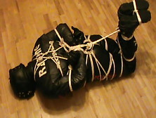 In Full Leather - Hogtied Biker