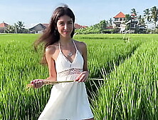 Sexy Rice Picker Prefers To Be Paid With Sex For Her Work!