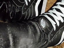 Wetting My Slim Jeans In The Forest By Night