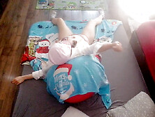 New couple sharing a passionate make-out session in the bedroom